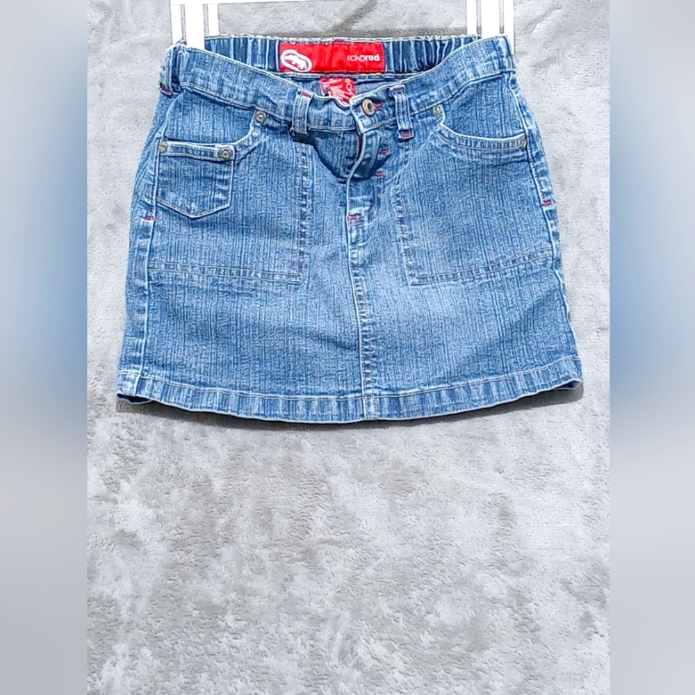 Denim Blue Skirt (SIZE 6X)
